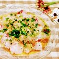 ももちゃんのれしぴ's cooksnap of when they made とっても簡単☆黒鯛のカルパッチョ♪.