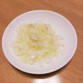 take♪aki♪'s cooksnap of when they made レンジでハンバ−グ用玉ねぎのみじん切り.