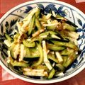 shuka☆'s cooksnap of when they made おつまみに♬山芋とキュウリの梅シソ和え.