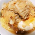 yokowithp's cooksnap of when they made しゅうまいリメイク！ワンタン風中華スープ.