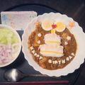 れいこうじ's cooksnap of when they made お誕生日のデコカレー　★ケーキ★.