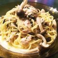 ピノコンブ's cooksnap of when they made 【簡単&時短】ツナと大葉のクリームパスタ.