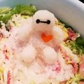 桜月❀咲良mommy's cooksnap of when they made ベイマックス大根おろしアート鍋＊デコ鍋.