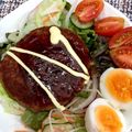 こうきとだいきママ's cooksnap of when they made ロコモコ丼.