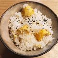 ふくふくあおい's cooksnap of when they made 　　　栗ごはん♪　（もち米入り）.