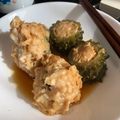 じろー名古屋's cooksnap of when they made ゴーヤのあっさり肉詰め煮込み.