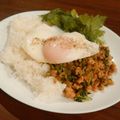 ちゃぁちゃん＊'s cooksnap of when they made パクチー de ガパオごはん.