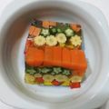 あーいーりー's cooksnap of when they made 野菜のテリーヌ夏野菜のオクラが♡.