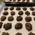 naominoyome's cooksnap of when they made 卵白で♪ココナッツココアクッキー.