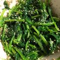 たるまるキッチン's cooksnap of when they made レンチンほうれん草の胡麻和え.
