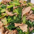 とかげのおかあさん's cooksnap of when they made 豚こまと小松菜のオイスターソース炒め.