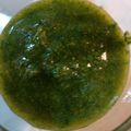 mmiwa's cooksnap of when they made 人参の葉ジェノベーゼ.