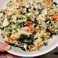 クックLJKA4X☆'s cooksnap of when they made 栄養たっぷり☆じゃこと小松菜の焼飯.