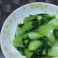 みがつくひと's cooksnap of when they made 旨い♪チンゲン菜のにんにく炒め.