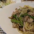 Risaのmama's cooksnap of when they made 簡単★しめじと豚バラ肉の和風パスタ☆.