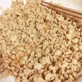 もえにゃむ's cooksnap of when they made フライパンだけで！時短♪5分で鶏そぼろ.