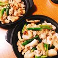 ちょ〜☆'s cooksnap of when they made 鶏皮アスパラ炒め.
