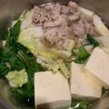 yuchinori's cooksnap of when they made 一人鍋　（豚ロースしゃぶしゃぶ風）.