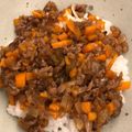 a5005549's cooksnap of when they made ピリ辛＊ひき肉と野菜の中華あんかけごはん.