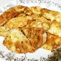 nana_tenjo's cooksnap of when they made 簡単！鶏むね肉のゆかり風味ピカタ.