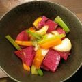 まれぃ's cooksnap of when they made 柿とカブのシンプルサラダ.