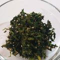 ねここfm's cooksnap of when they made あごだしつゆで美味♪人参葉のふりかけ.
