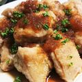 no:no's cooksnap of when they made 鶏肉ステーキのオニオンソース添え.