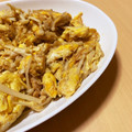 めぐまろろ's cooksnap of when they made エノキと卵炒め♪中濃ソース味.