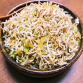 uic's cooksnap of when they made 簡単！大根の葉と釜揚げしらすのご飯のお供.