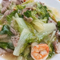 yknobi's cooksnap of when they made 中華風白菜のうま煮.