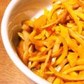 mikkusan's cooksnap of when they made 捨てないで！かぼちゃの皮できんぴら.