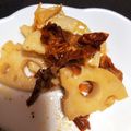 ☆mew☆'s cooksnap of when they made れんこんとドライトマトのきんぴら.