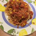 えり1222☆'s cooksnap of when they made 栄養満点 簡単ツナのトマトソースパスタ.