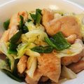 弁当担当大臣補佐官's cooksnap of when they made 鶏むね肉とキャベツの塩炒め.