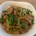 ポメちょん's cooksnap of when they made スタミナ☆ピーマンと春雨の中華風炒め.