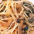 ぱんだおうじ's cooksnap of when they made ランチに♪玉葱と牛こまニンニク醤油パスタ.