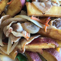 お願いひつじ's cooksnap of when they made さつまいもと豚肉の甘辛炒め.