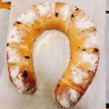 ヤータロ's cooksnap of when they made イチジクとクルミのライ麦パン　バタール風.