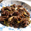 わんちゃんmama's cooksnap of when they made 牛肉と白ネギの七味炒め.