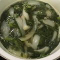 かめきち0326's cooksnap of when they made 春菊のスープ.