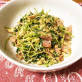 disneyかよ's cooksnap of when they made ♡豆苗とベーコンの卵炒め♡.