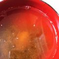 ねこまんまはかつお's cooksnap of when they made 梅干しのすまし汁.