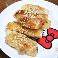 もいこ196482's cooksnap of when they made ☼甘辛味付け♪長いもの梅しそ豚巻き.
