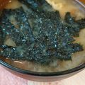 えびえり's cooksnap of when they made なめこと卵のふわとろ♡お味噌汁.