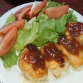 クックVOY1Q3☆'s cooksnap of when they made 梅肉ソースで♪ささみのチーズハンバーグ.