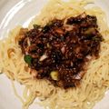 ＊＊ねこ＊'s cooksnap of when they made ～豚ひき肉～香味肉味噌ジャージャー麺.
