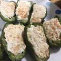 なみか☆'s cooksnap of when they made ピーマンの肉詰め☆鶏ミンチ！簡単！.