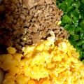 ★☆爽羽ﾏﾏ☆★'s cooksnap of when they made ♡鶏そぼろの二色丼♡.
