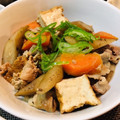 かなぽん☆☆'s cooksnap of when they made 豚ごぼうと厚揚げ豆腐の甘辛煮【作り置き】.