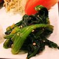 ucoringoo's cooksnap of when they made ♪ちぢみ小松菜の簡単お浸し♪.
